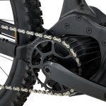 e-160 S 29 Black Chainring and Motor Detail
