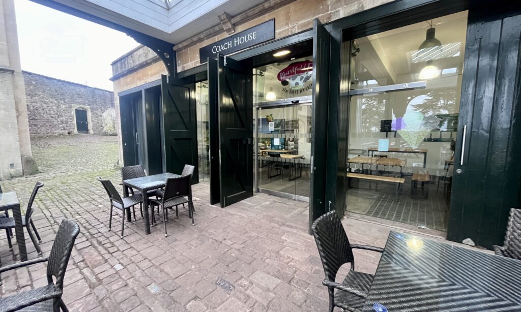 coach house indoor outdoor space